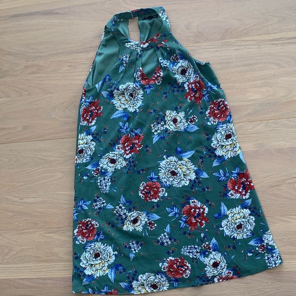 As U Wish lined keyhole neckline floral dress S - Picture 5 of 12